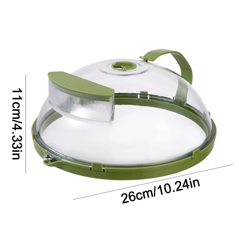 Microwave Splatter Cover Food Cover Anti-Splatter Lid W- Steam Vents 26x11cm UK photo 6