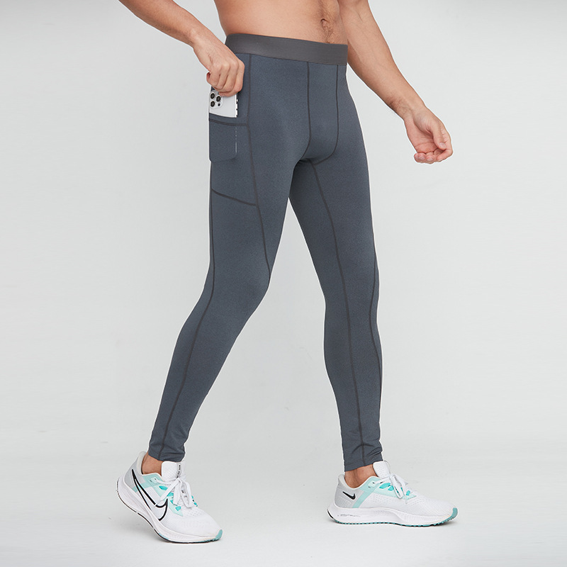 Autumn And Winter Men's Sports Leggings, High Elasticity Compression Pants, Cross-border Sports Fitness Running Training Pants photo 7
