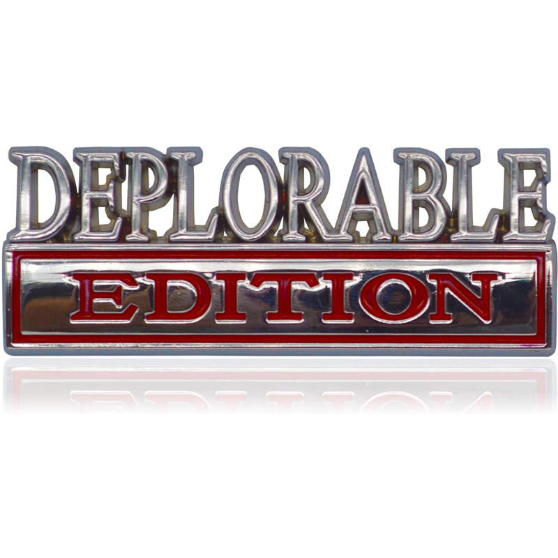 2pcs Deplorable Edition Emblems, Emblem 3D Badge Decal Car Truck SUV,Refrigerator Sticker,Window Display Stickers,Bicycles, Laptops, Fridges photo 7