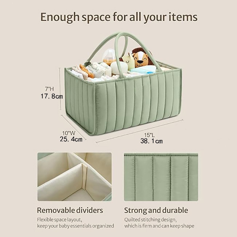 Handheld Portable Mommy Bag Large Capacity Professional Customized Maternal And Child Storage Bag Storage Bag - Pink Grid photo 3
