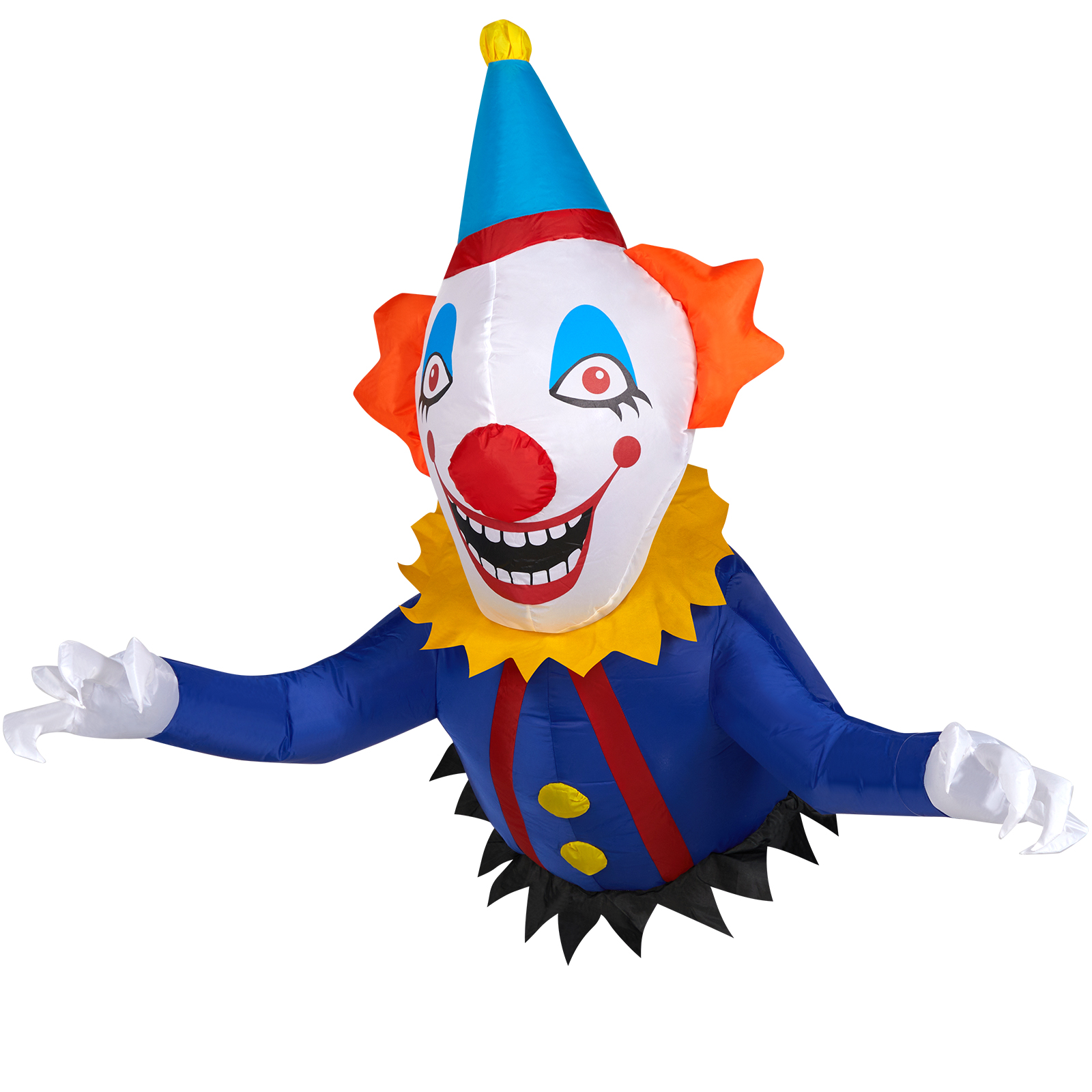 Replace 82852062 3.3 FT Halloween Inflatable Clown Broke Out From Window Outdoor Decorations,Scary Blow Up Decor With Built-in LED Lights For Holiday Party Yard Lawn Garden Decor Indoor Outdoor photo 8