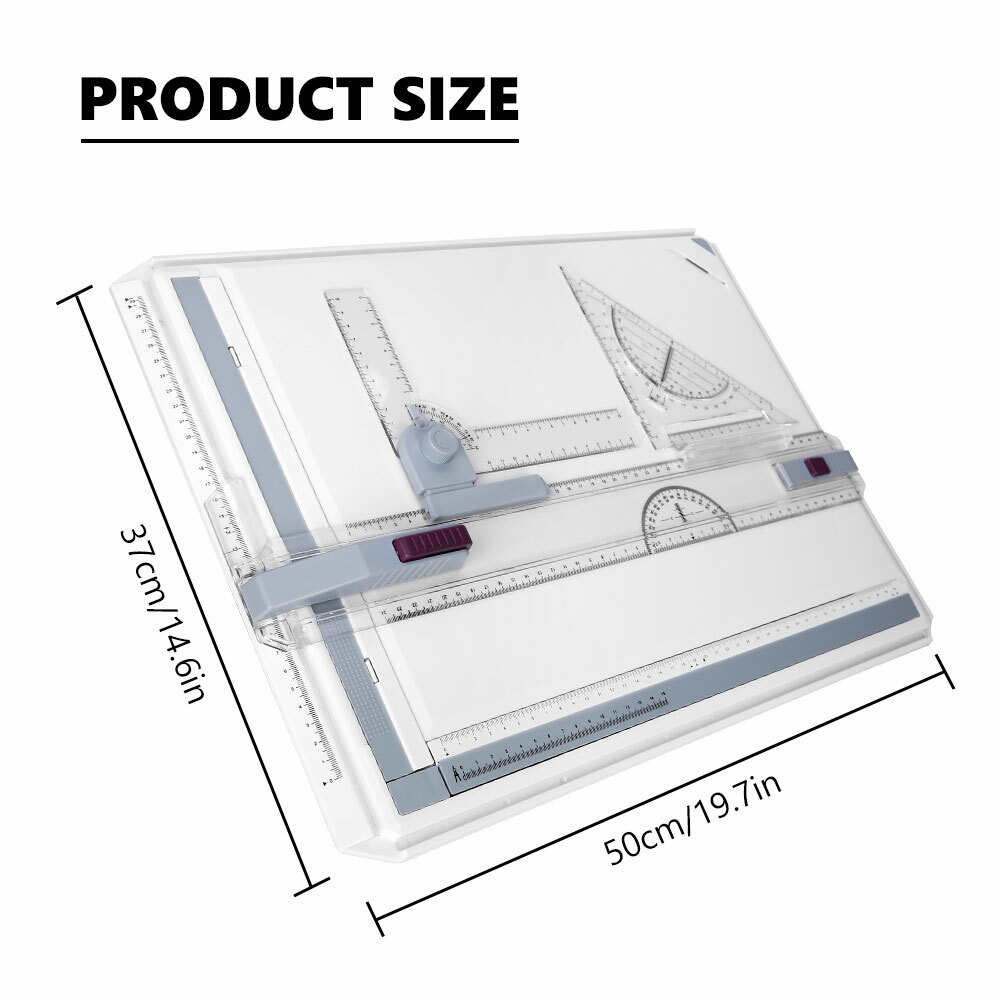 PRO A3 Drawing Board Table With Parallel Motion And Adjustable Angle Drafting AU photo 4