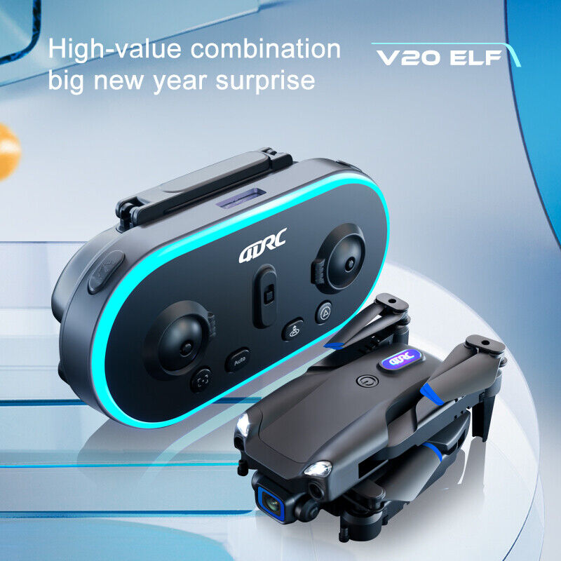V20 RC Drone WIFI FPV 6K HD Dual Camera Gesture Photo Foldable Quadcopter 2 Battery,Suitable For Beginners.Logistics Is Randomly Sent By UPS, USPS,UNI,GOFO. photo 5