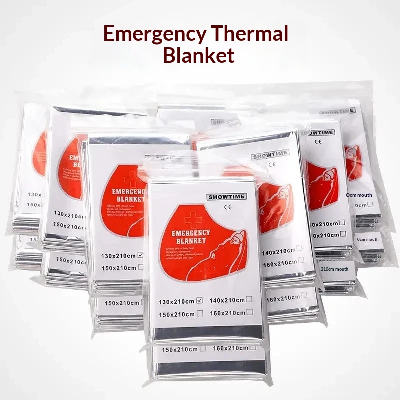 Wholesale Marathon Camping Survival Earthquake Cold-proof Emergency Blanket, Portable Silver Outdoor First Aid Blanket photo 1