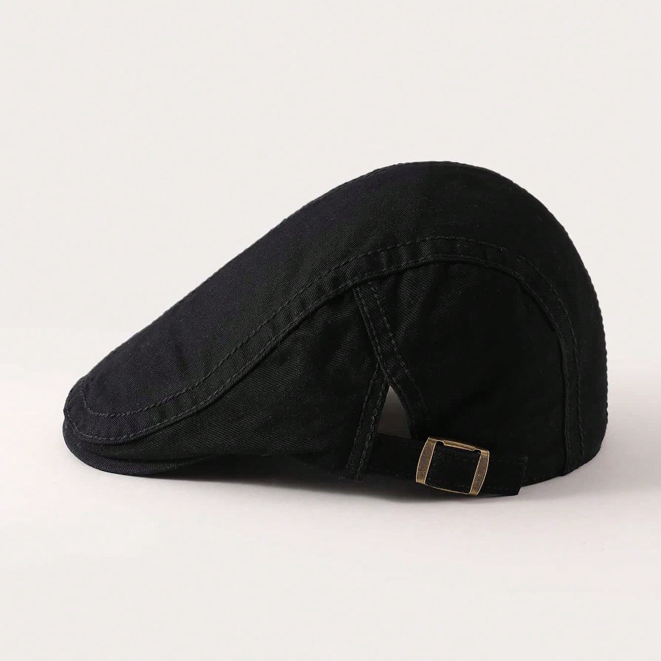 Simple And Casual British-style Landscape Hat With Simple Stitching And Short Brim. Perfect For Outdoor Commuting, Breathable And Versatile. A Casual Hat For Casual Wear photo 2