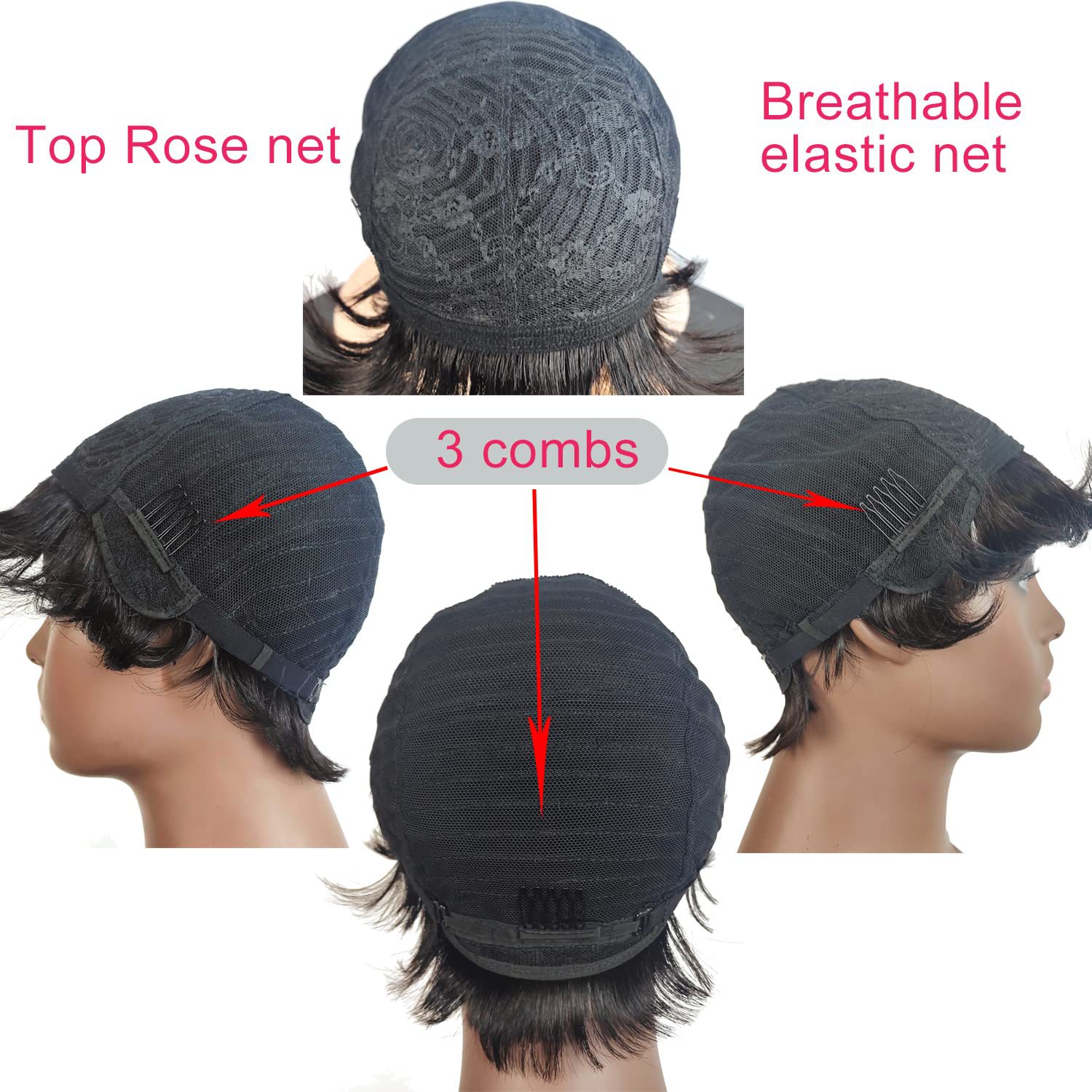 Deep Curly Fringe Human Hair Wigs With Bangs photo 2