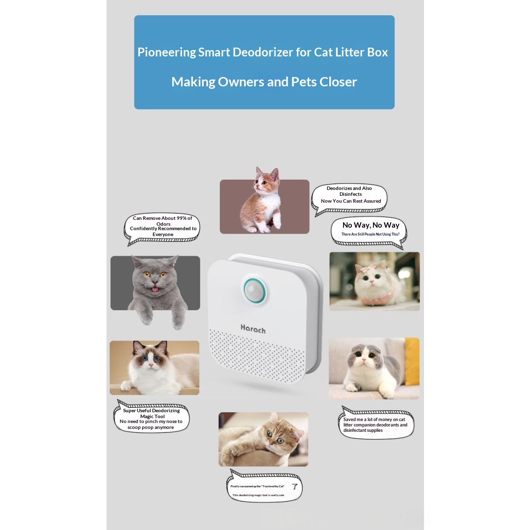Smart Odor Eliminator For Cat Litter Box photo 4
