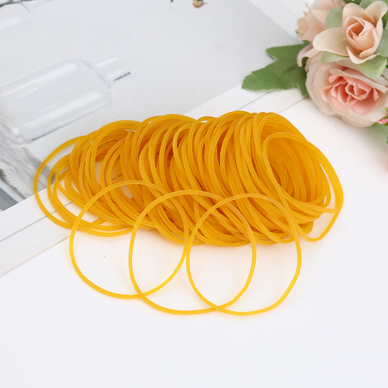 Wanlin Yellow Natural Rubber Bands 500g-pack photo 4