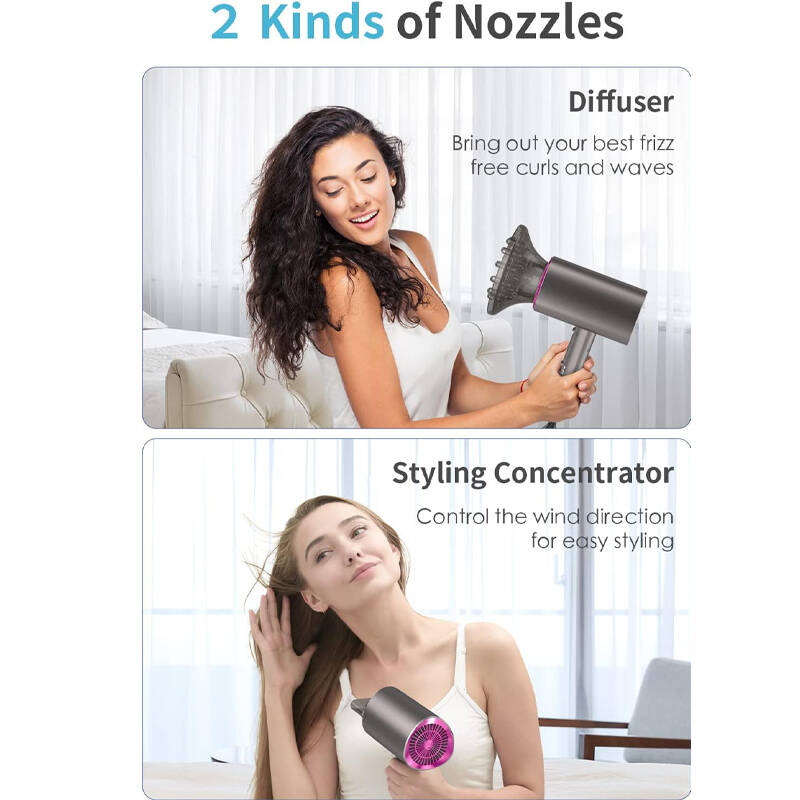 Professional Ionic Hairdryer With Diffuser photo 2