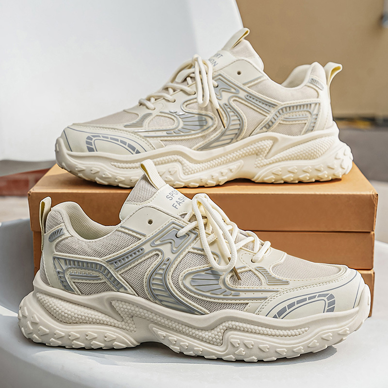 2026 Summer New Men's Shoes, Versatile Breathable Mesh Casual Sneakers For Students, Trendy Dad Shoes Running Footwear For Teens photo 2
