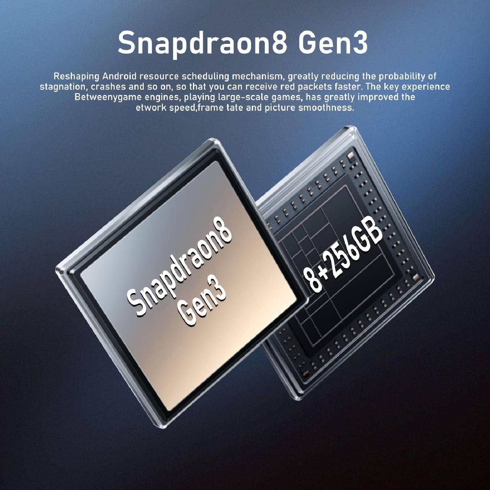 A15 Unlocked Smartphone Phone 8GB 256GB 6800mAh Android14.0 6.8inch 5G photo 6
