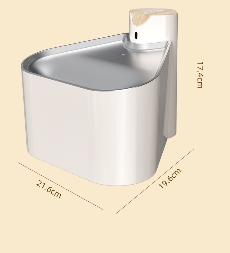 Smart Sensor Wireless Circulating Filtered Pet Water Fountain photo 5