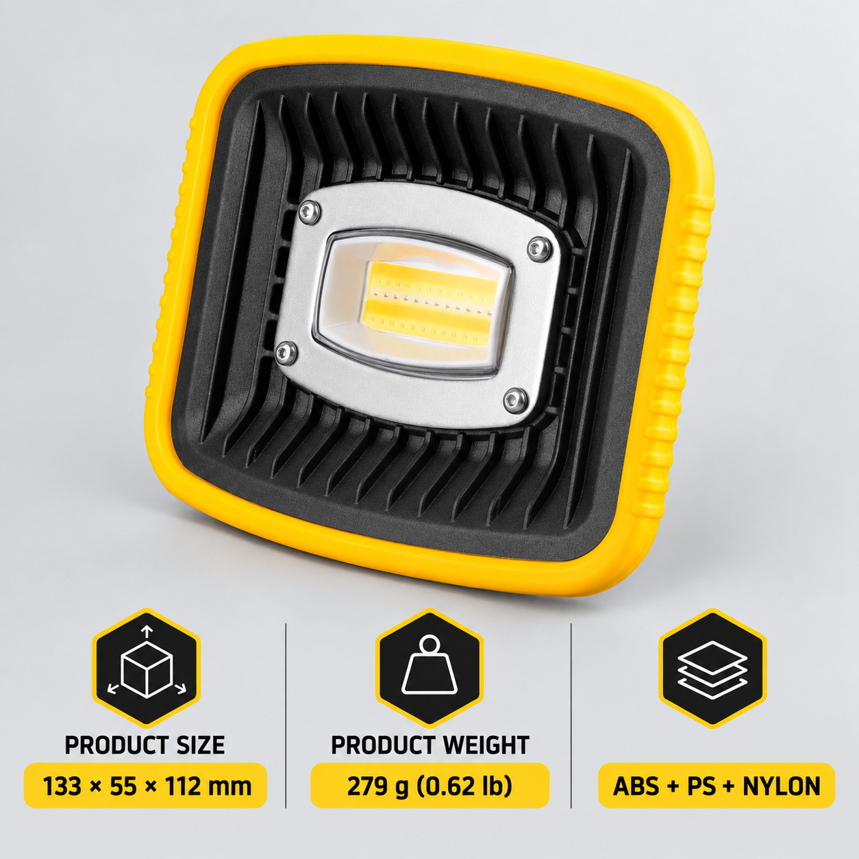 Rechargeable Magnetic Battery Display Type C LED Work Light Base Hanging W899 2 Hour Runtime photo 8