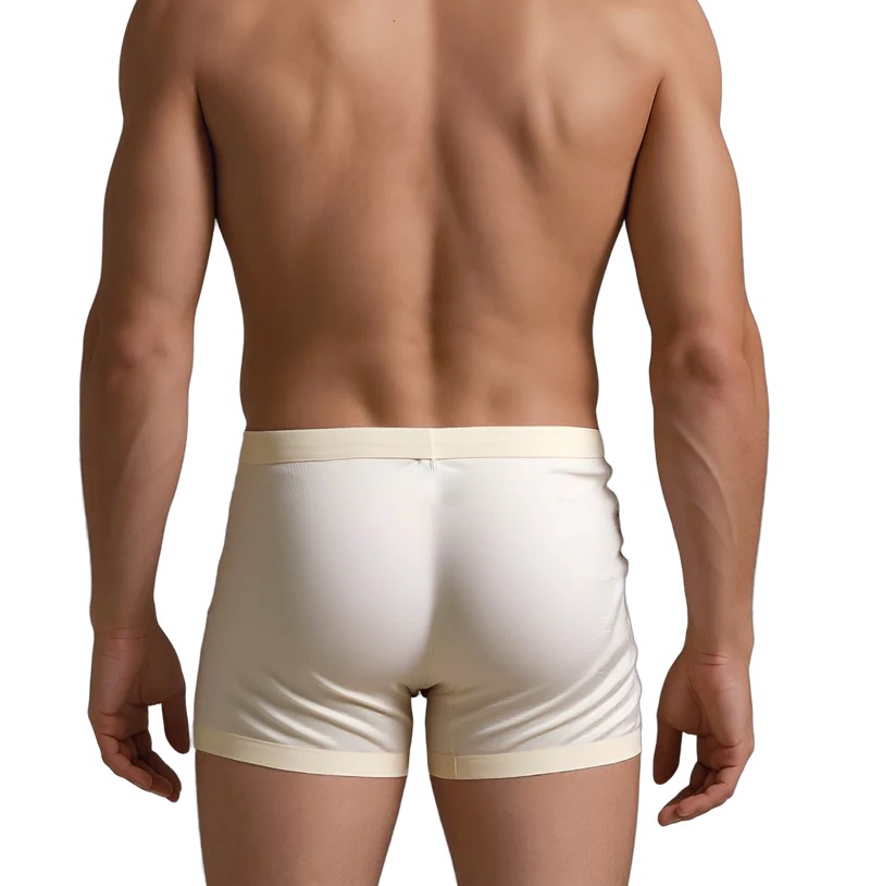 3pcs Satin Silk Boxer Briefs Mid Waist Underpants,Men's Light Luxury Satin Ice Silk Fashion Breathable Boxer Briefs, Silky Sexy Mens Underwear photo 5