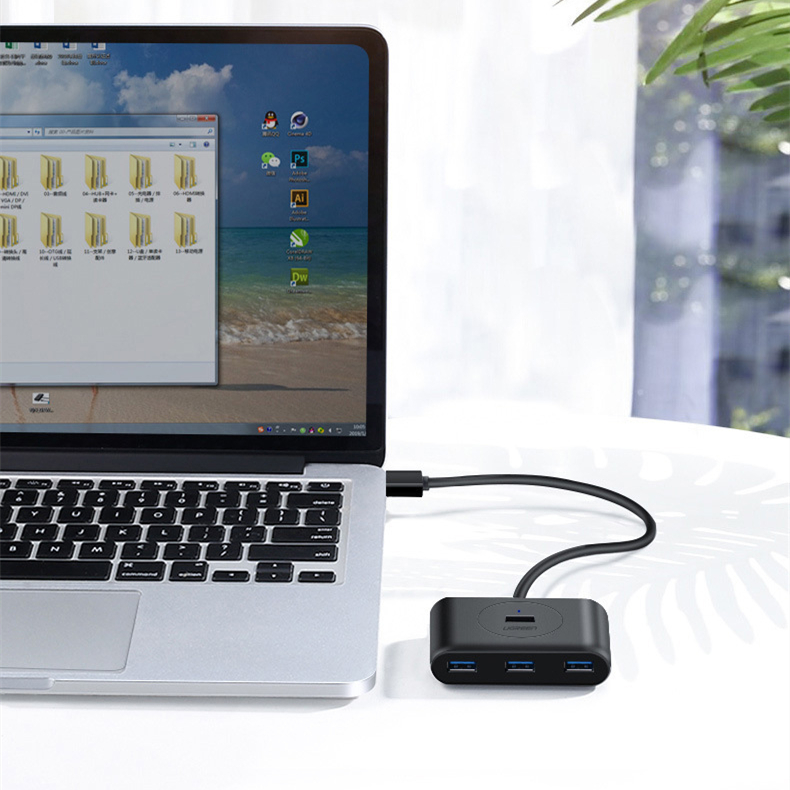Usb Extender 30 Set Cable Seperater One Drag Four Multi-function Length Expansion Dock photo 7
