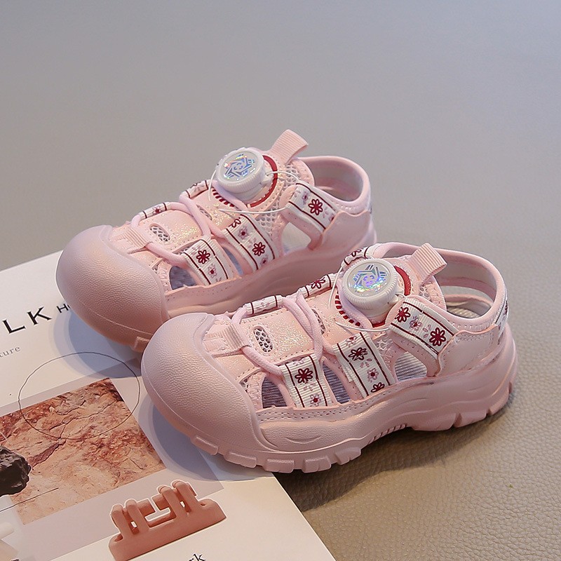 2026 Summer New Korean Style Kids Sports Sandals, Soft Sole Casual Beach Shoes For Boys And Girls photo 6