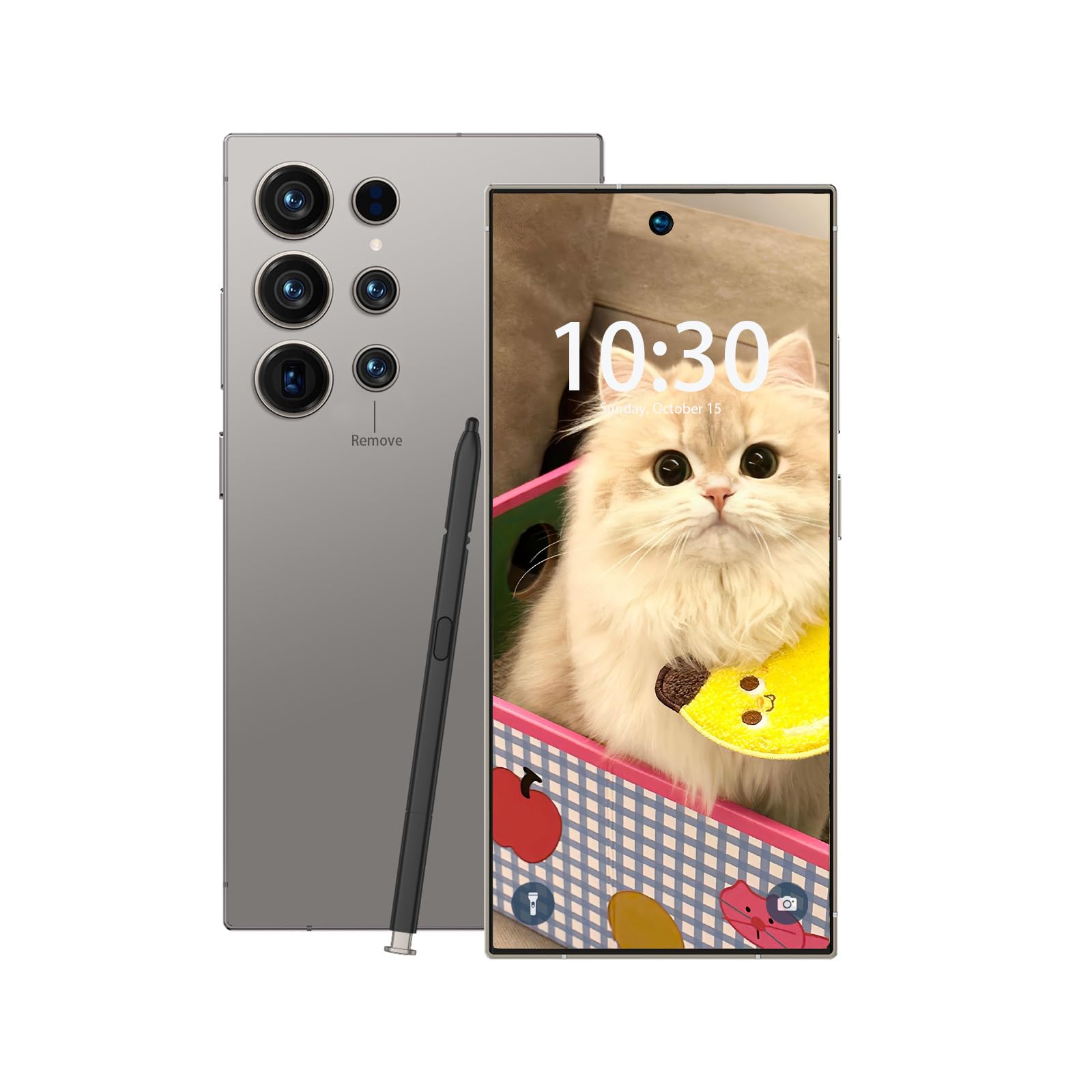 C25 Ultra Unlocked Phone  5G 12-512GB Smartphone  6900mAh,6 9  HD Screen,Android 14 Cell Phone Built In Pen Dual SIM Fingerprint Unlock Face ID photo 2