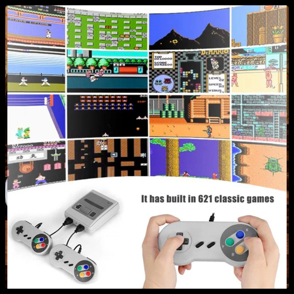 821in1 Retro Classic Mini Handheld Game Console TV HDMI - 2 Controller Gamepad photo 5
