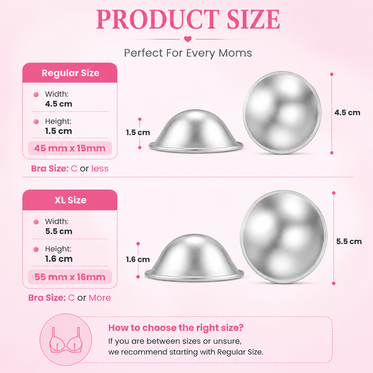 Silver Nursing Cups With Silver Plated Layers Serve As Must Have Breastfeeding Accessories To Prevent Irritation And Offer Soothing Relief For Sensitive Nursing Nipples photo 8