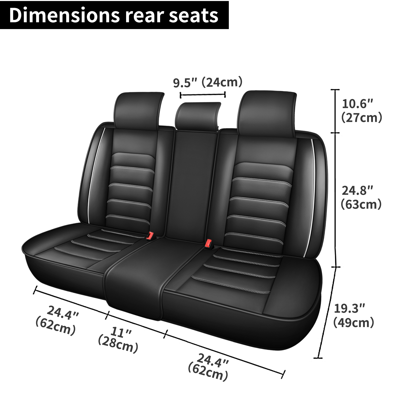Model 2601, New-style Full-coverage Racing-look Seat Covers photo 6