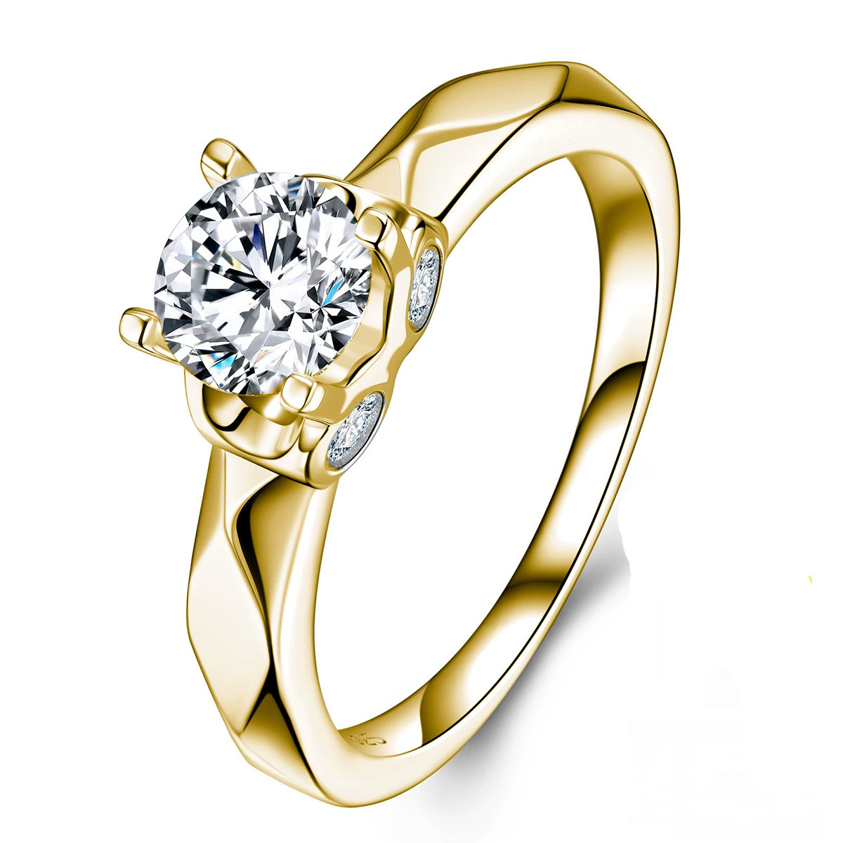 S925 Silver 3.1g 6mm D VVS1 Moissanite Solitaire Ring, GRA Certified US 5-8 photo 8