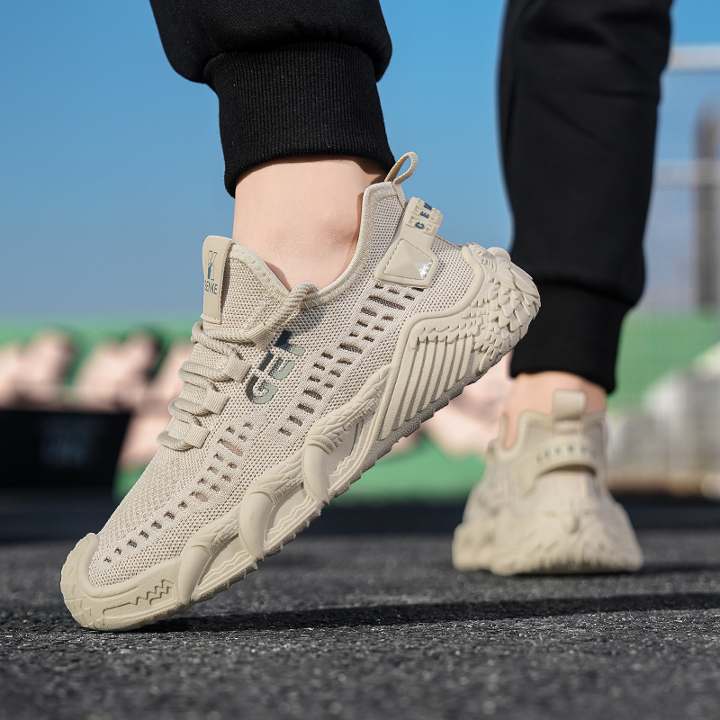 2026 New Summer Breathable Fly Knit Mesh Shoes For Men, Hollow Out Running Sneakers, Soft Sole Casual Men's Footwear photo 6