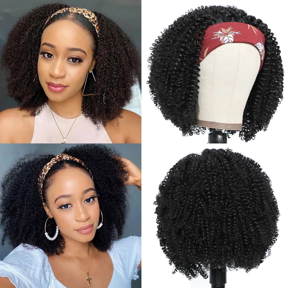 Hijab Ice Silk Chemical Fiber Wig photo 3