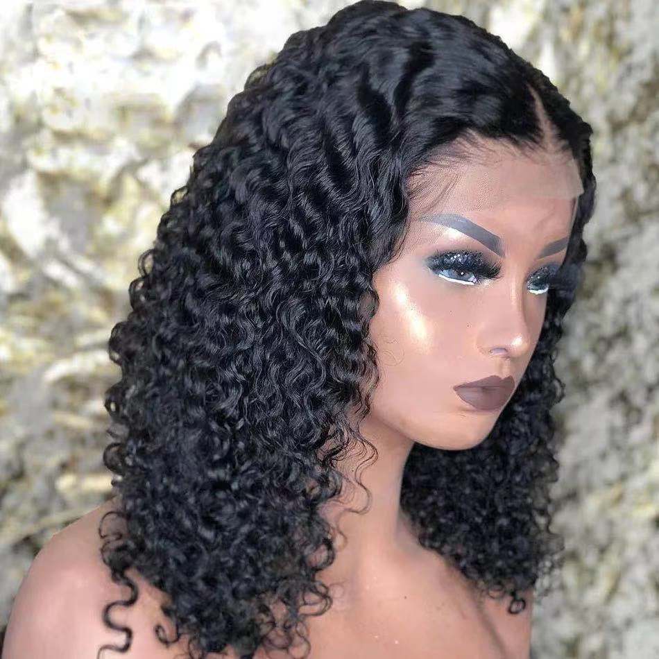 Wig Multi Color Medium And Long Curly Hair Chemical Fiber Headgear photo 3