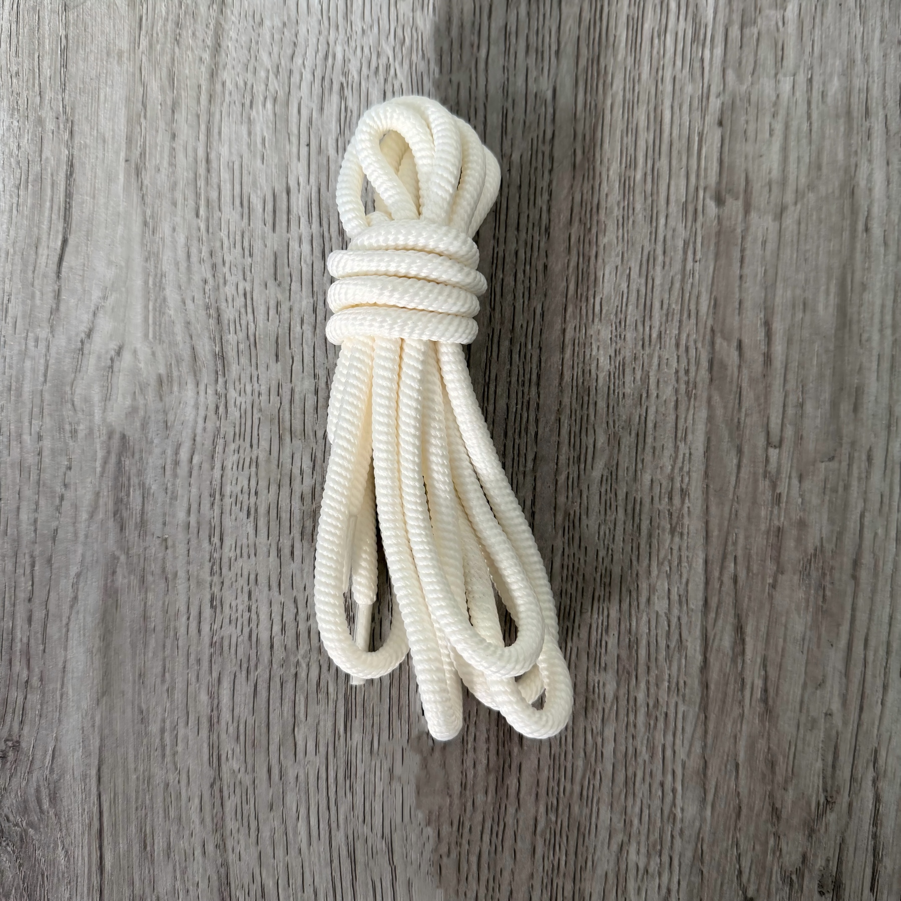 Round Solid-Color Ribbed Shoelaces photo 6