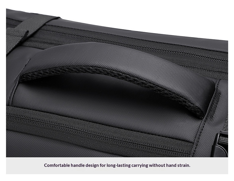 Minimally Designed Men's Business Backpack With A High-end Feel For Business Trips, Large Capacity Travel Backpack, Computer Bag, Backpack - Gray photo 7