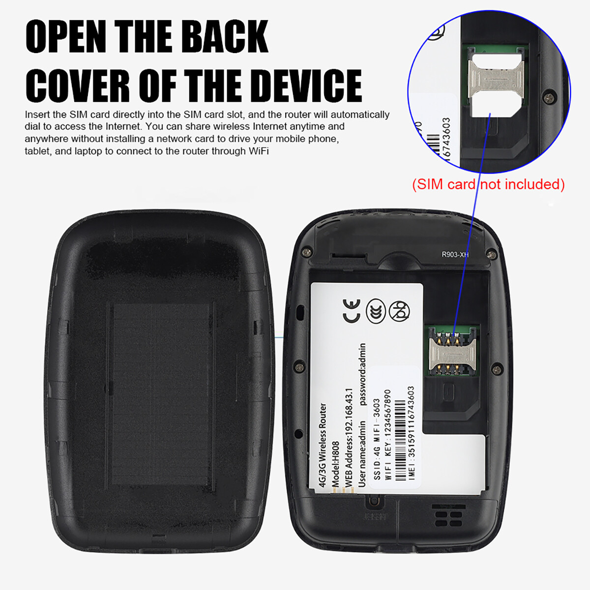 Wireless Wifi 4G LTE Routers Unlocked Mobile Broadband Portable Modem Hotspot photo 5