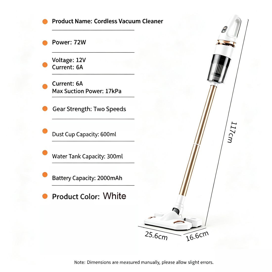 Vacuum Cleaner  Powerful Compact Bagless Cordless Handheld Edge Cleaning photo 6