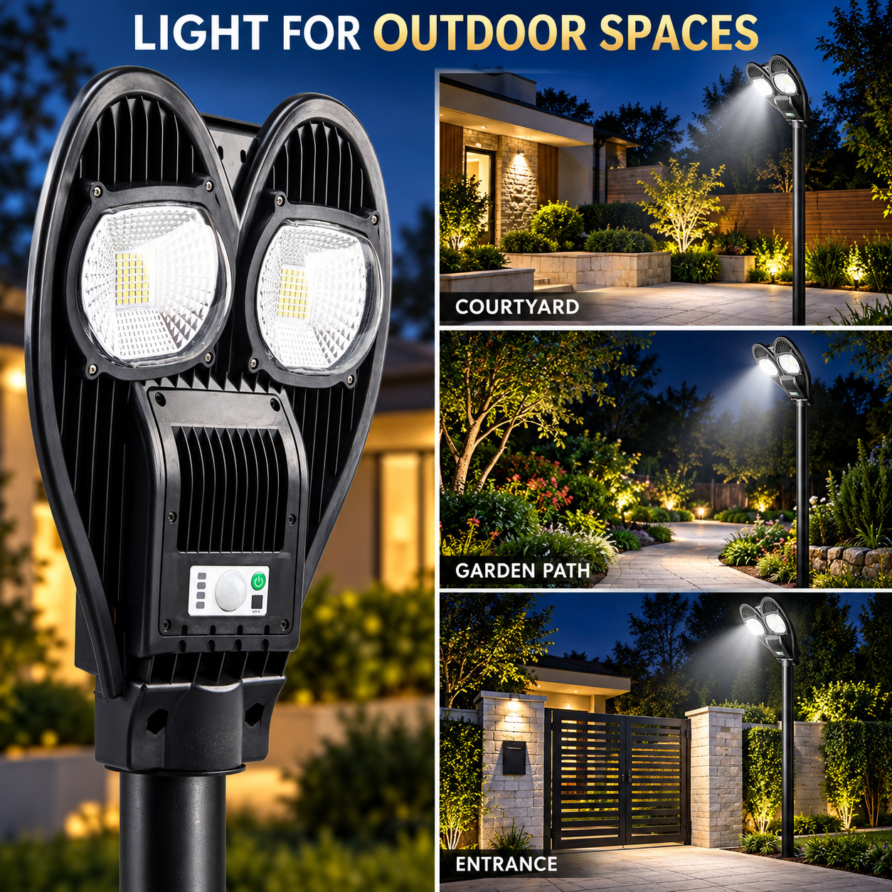 Solar Powered Motion Sensor Waterproof COB LED Work Light For Auto Repair W761B IP65 Street photo 5