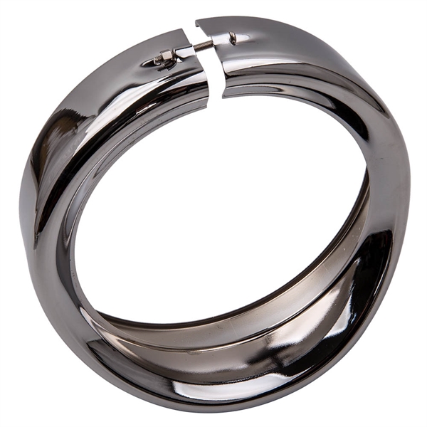 7 Inch Visor Style Headlamp Trim Ring & 4.5 Inch Trim Ring For Street Glide photo 5