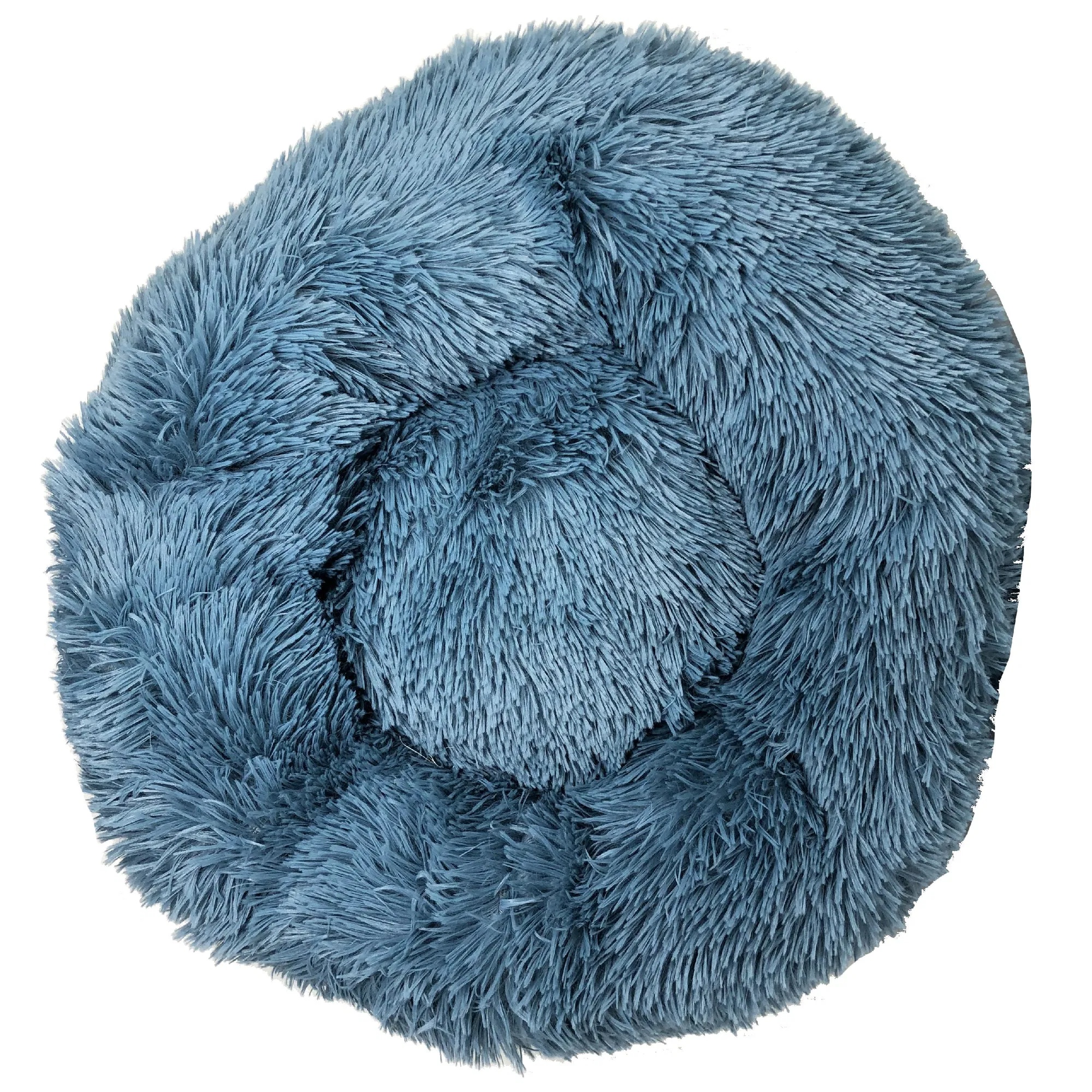 Premium Plush Round Dog Bed, Soft Cozy Pet Bed With Raised Edge photo 4