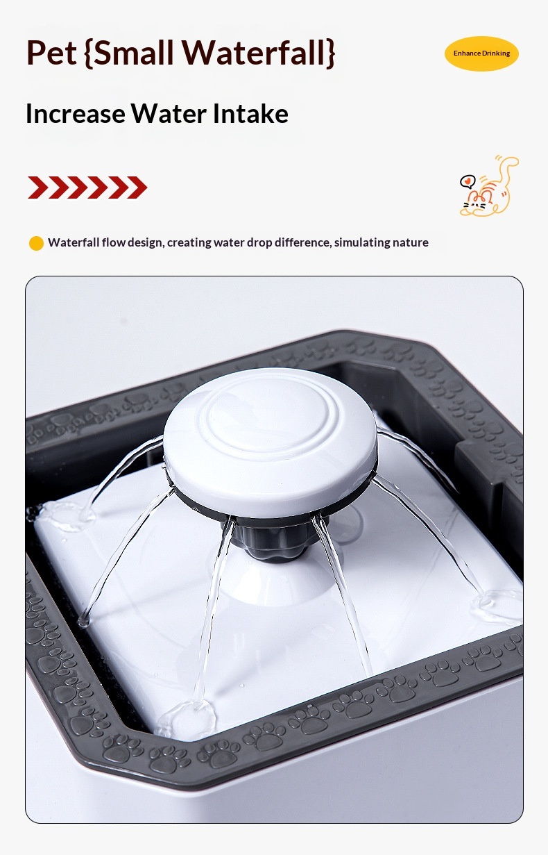 Quiet Smart Circulating Detachable Washable Pet Water Fountain photo 5