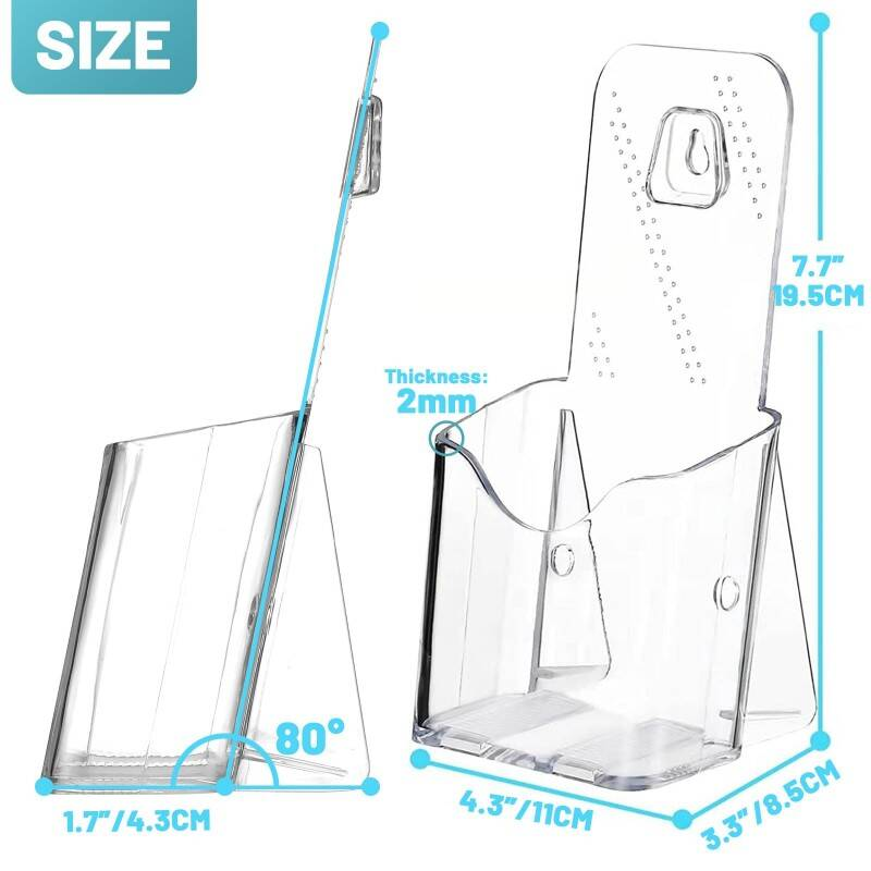 Premium 6-Pack Leaflet Holder, Menu Holder photo 3