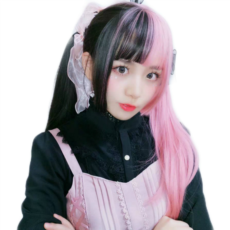 Anime Cosplay Wig Female Long Straight Hair photo 5