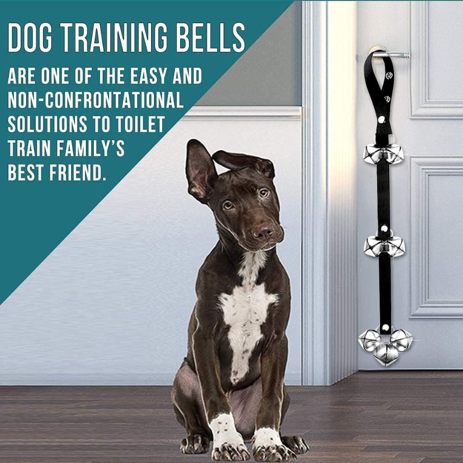 2PCS Dog Doorbells For Potty Training, Adjustable Puppy Training Bells, Extra-Large Loud Door Bells For Dogs photo 5