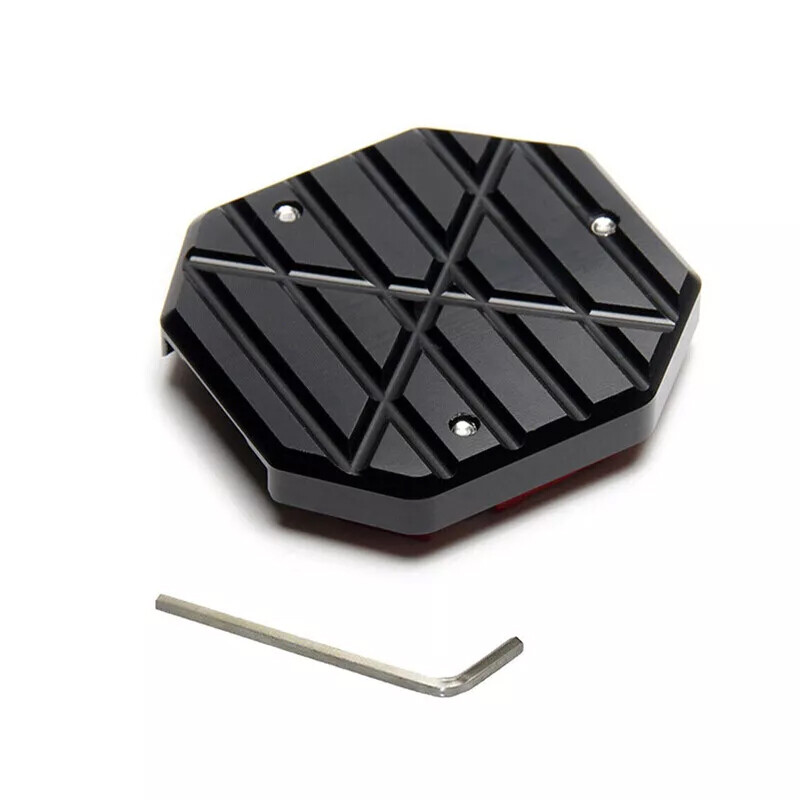 Motorcycle Scooter CNC Side Stand Enlarge Foot Plate Kickstand Extension Pad 1PC photo 7