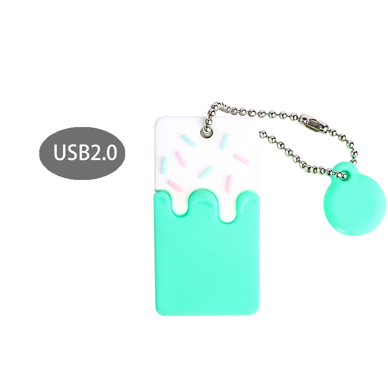 Small Cake Point Mini Girl Cute Anti-loss Pendant Mobile U Disk photo 4