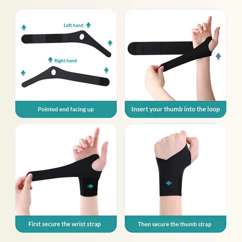 Japanese Sports Fitness Tendon Sheath Tfcc Wrist Strain Fixed Sheath Badminton Breathable Pressurized Thin Wrist Guard photo 8