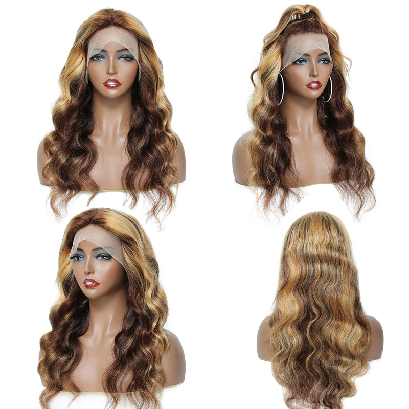 Wig Front Lace P4 27 Real Hair Headgear photo 3