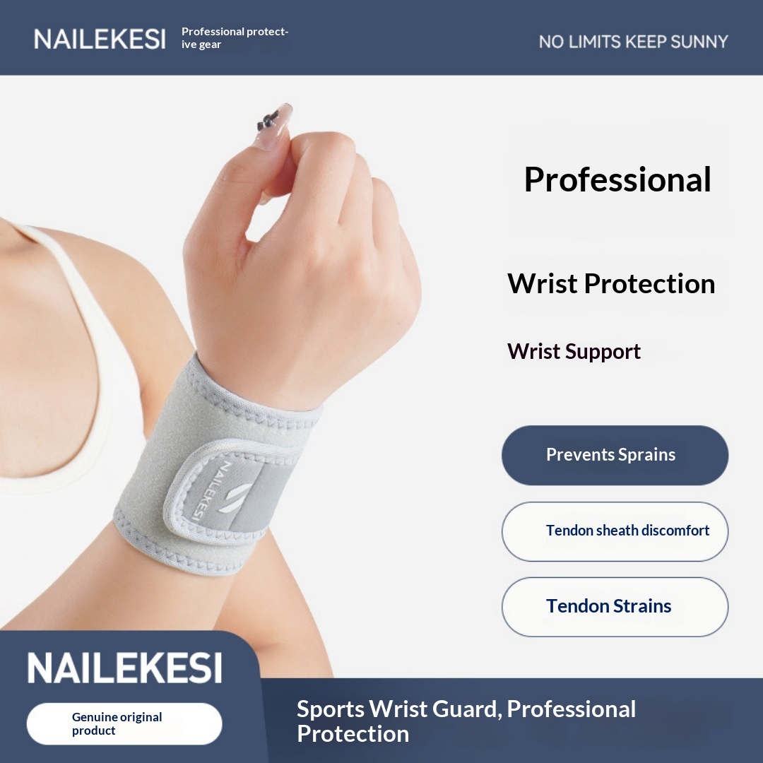 Wristband Sports Wrist Sheath Wristband Fitness Women's Sprain Men's Badminton Equipment Tennis Basketball Strain photo 5