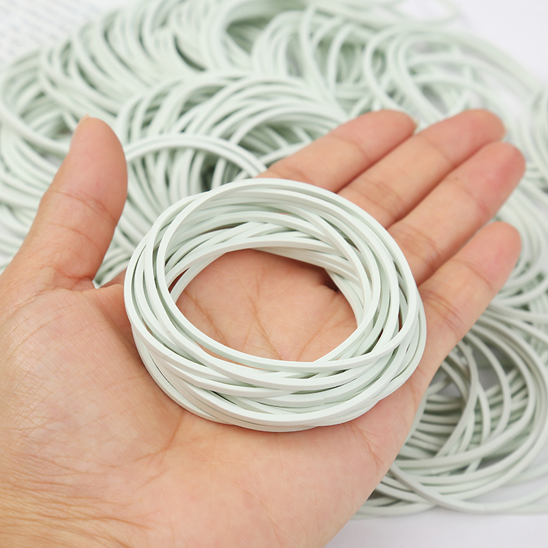 Wanlin 500g Elastic Rubber Bands Office Supplies Rubberbands White photo 3