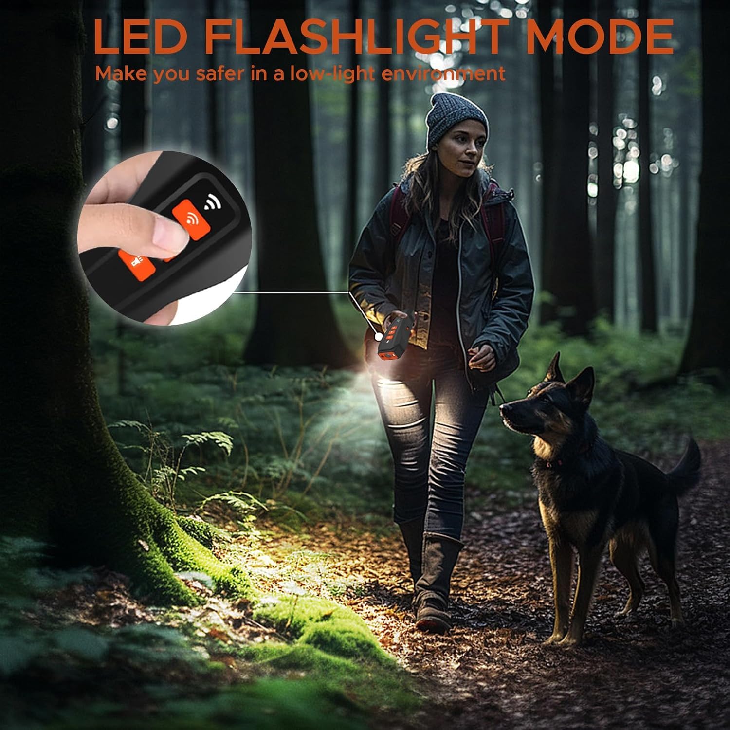 2026 Upgraded Anti Barking Device For Dogs, Ultrasonic Dog Bark Deterrent, Dog Bark Deterrent Devices, Best Anti-Barking Device, 3 Modes & LED Light Portable Indoor & Outdoor photo 4