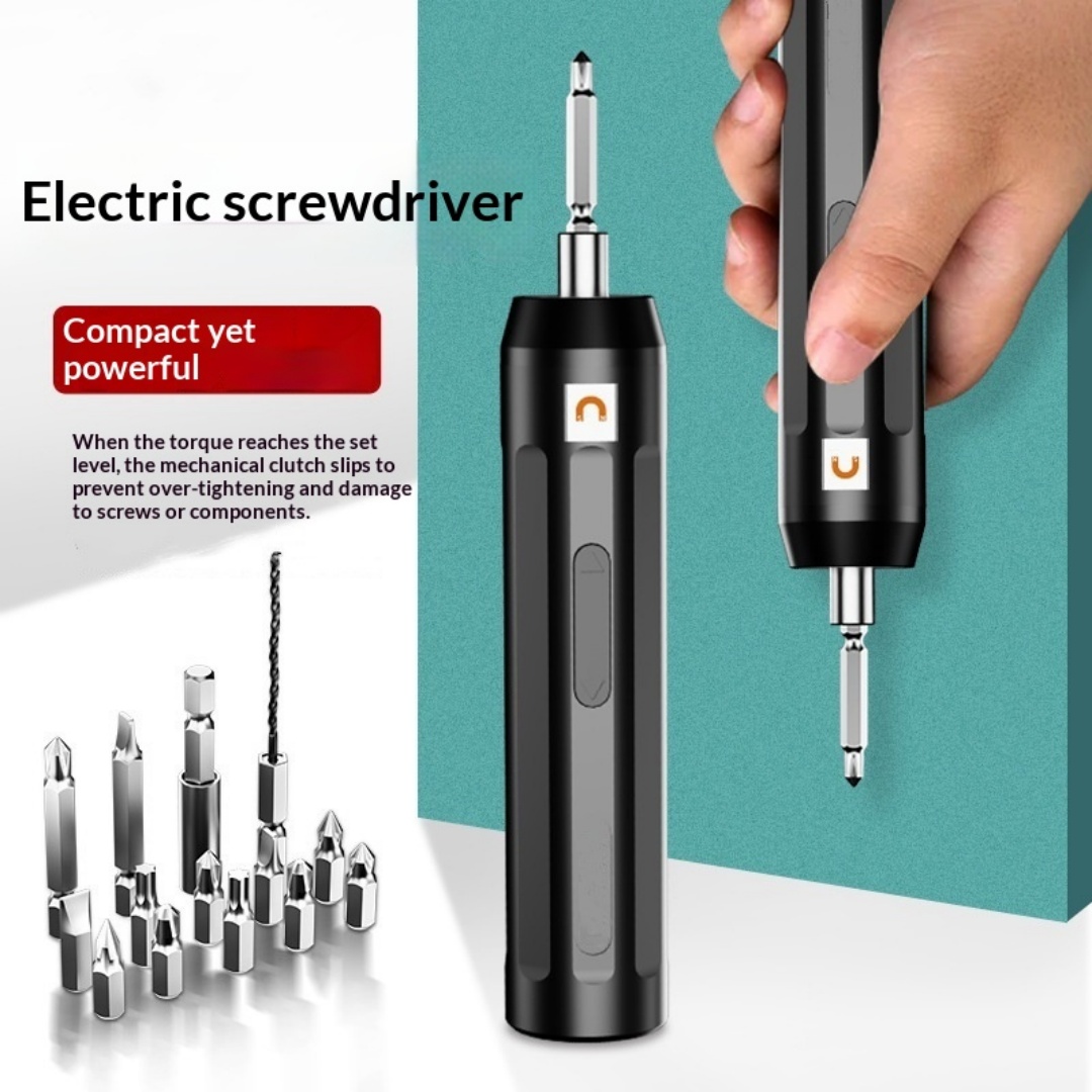 Small Electric Screwdriver With Automatic Screwing Function, High Torque Mini Screwdriver, Household Electric Tool photo 4