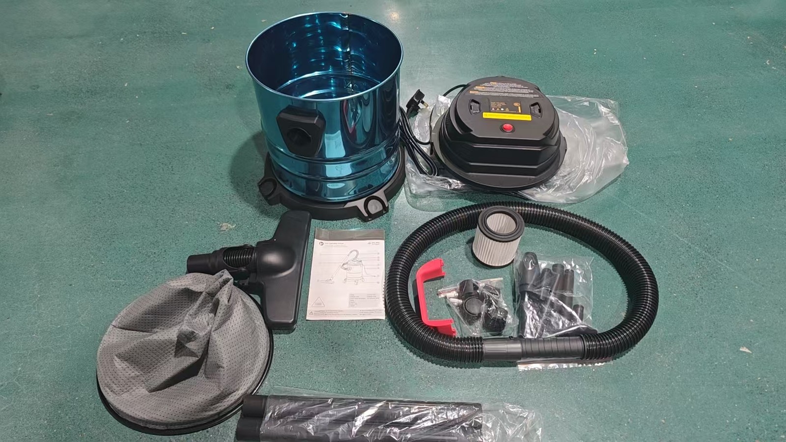 800W Industrial Vacuum Cleaner Kit Wet & Dry Cleaniing Tank Blower Vac 18L photo 7
