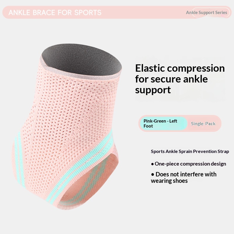Sports Ankle Brace For Preventing Sprains, Suitable For Basketball And Running, With Fixed Ankle Joint Protection, Straps, Compression, And Breathability photo 8