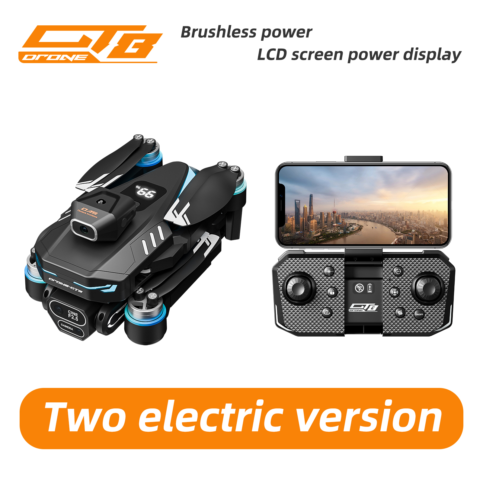 GT8 - White,black - Dual Battery - General Control photo 2